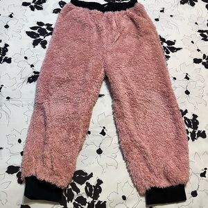 Cozy Pink Fleece Pants. Girl’s Size 7.